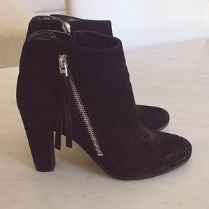 Sam Edelman Boots Black Suede Size 7